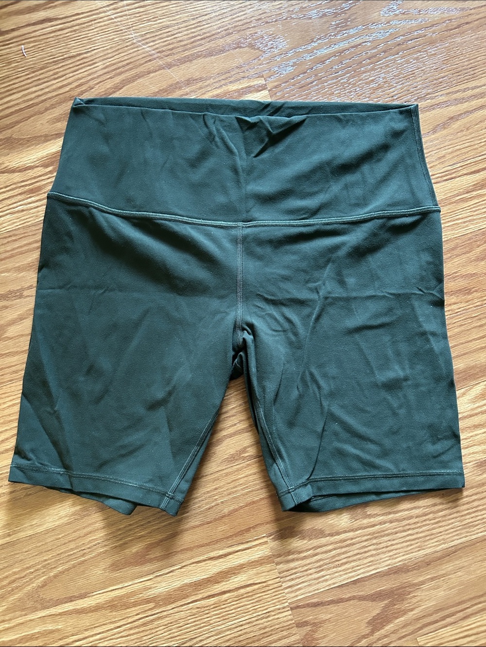 Lululemon Green Biker Shorts Women's size 12